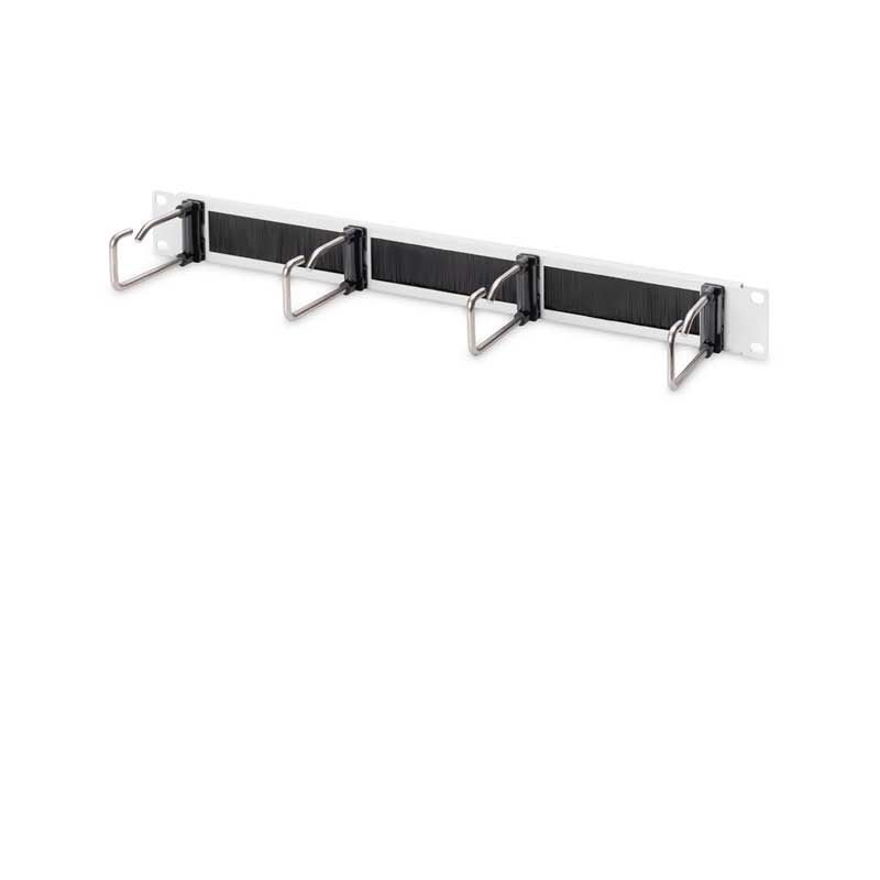 Rangierpanel mit 4 Stahlbügel und Bürstenleiste